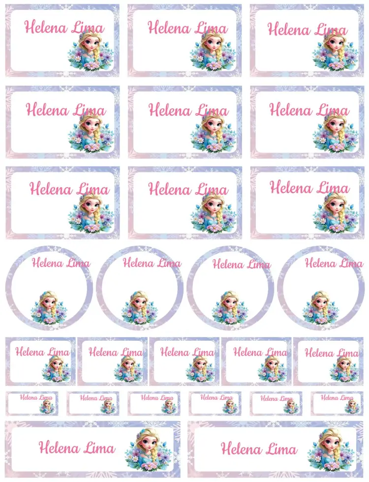 Elsa Frozen invitation