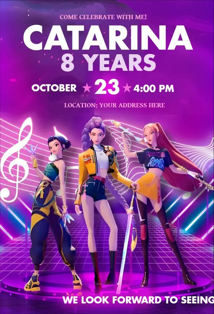 Kpop Warriors invitation