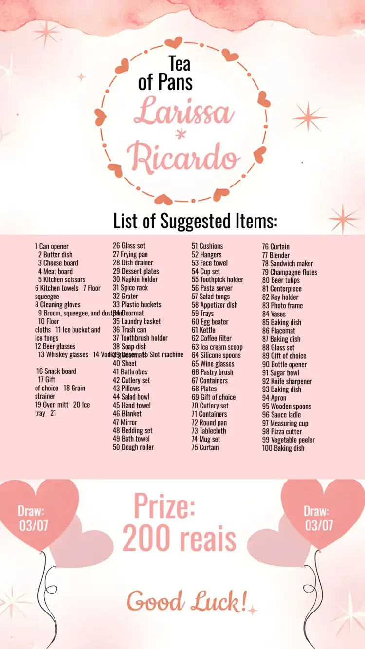 Salmon Hearts Kitchen Raffle Tea
