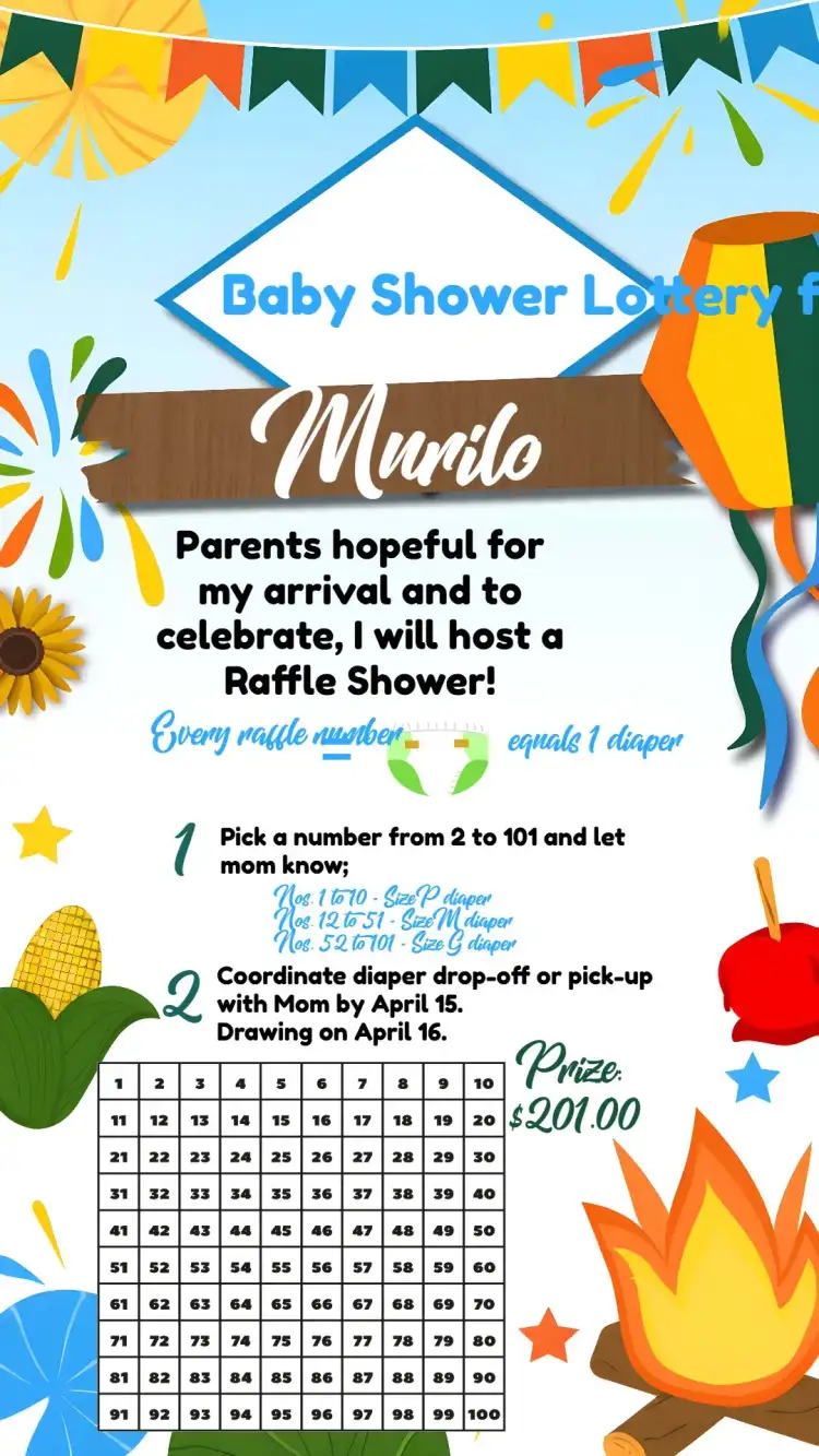 Baby Shower 'Arraiá Junina Party Little Flags