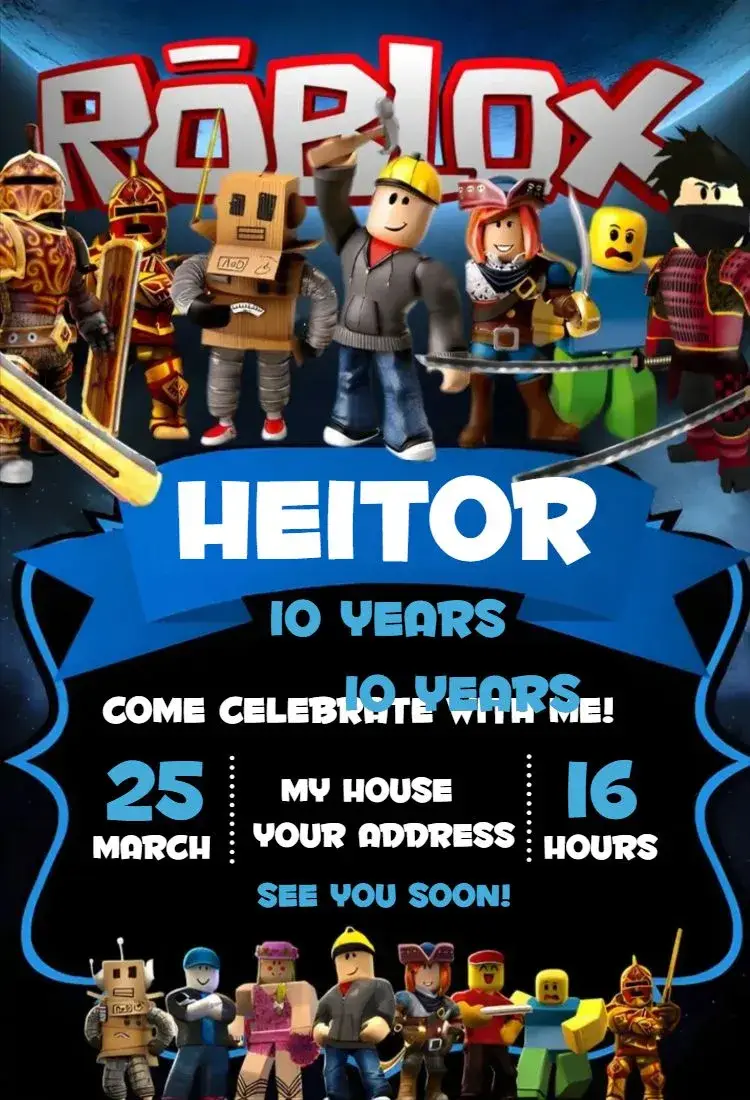 Roblox 3 invitation
