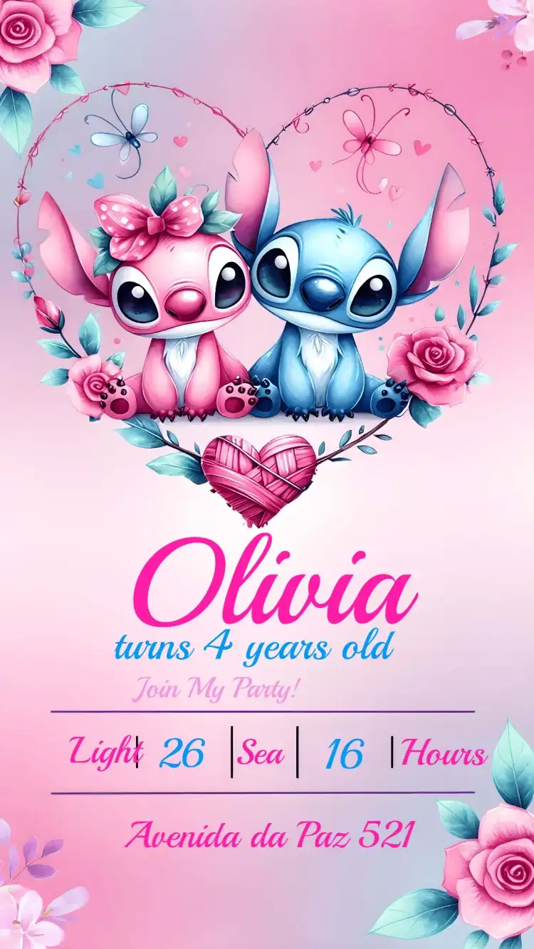 Stitch And Angel Party
