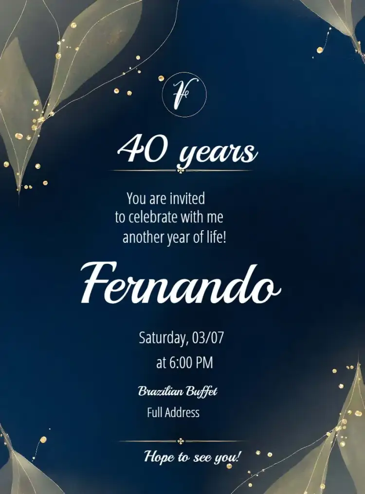 Invitation Modern Blue White Male – Most searched for theme modern, elegant, clean, blue, white, minimalist