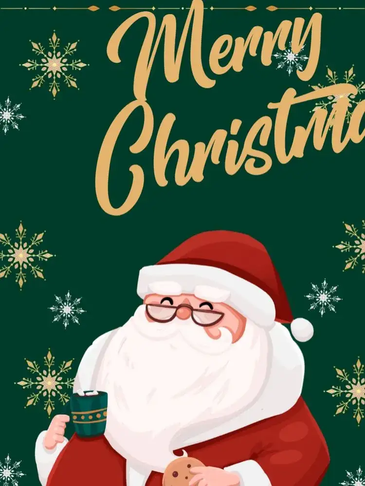 Stylish Merry Christmas Celebration Card