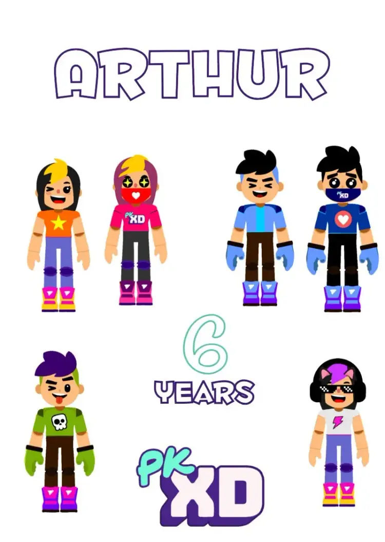 Pk Xd Cake Topper invitation