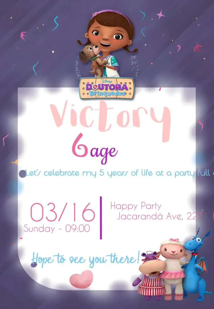 Doctor Toys Kids invitation