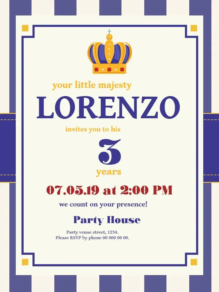 Blue Prince invitation
