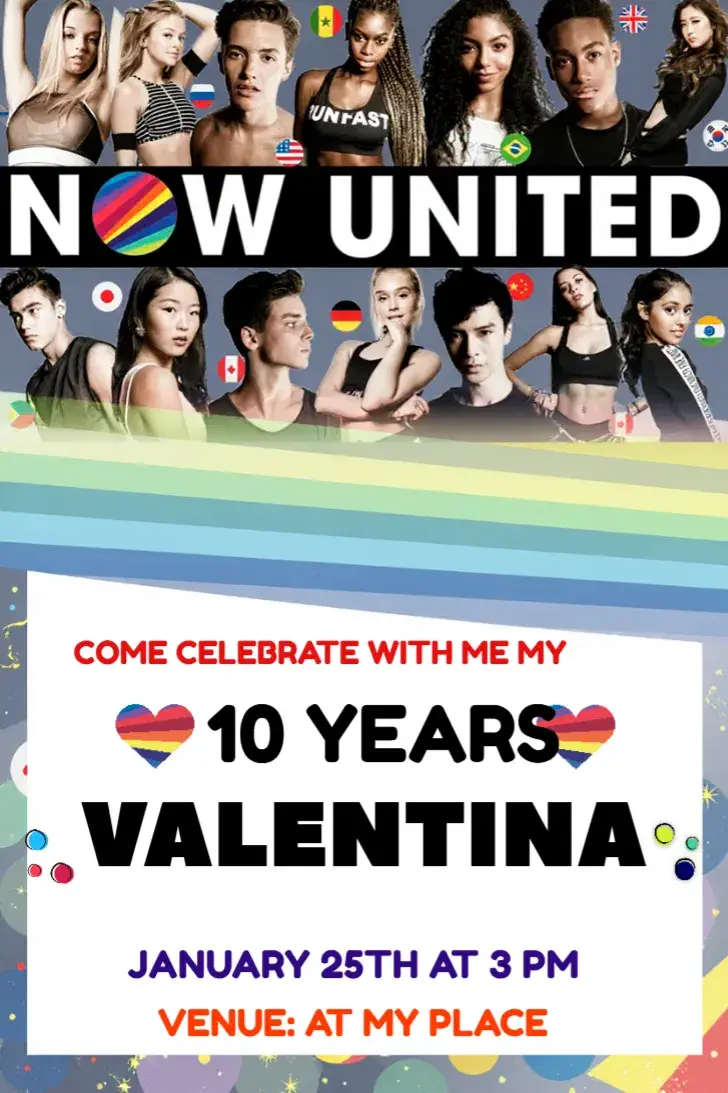 Now United invitation