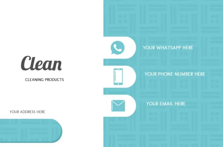Quick Hygiene Back Card invitation