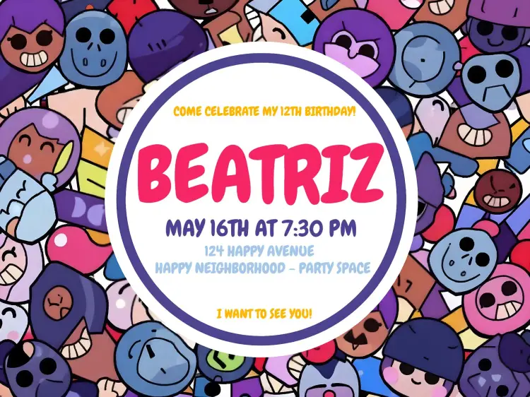 Brawl Stars Game invitation