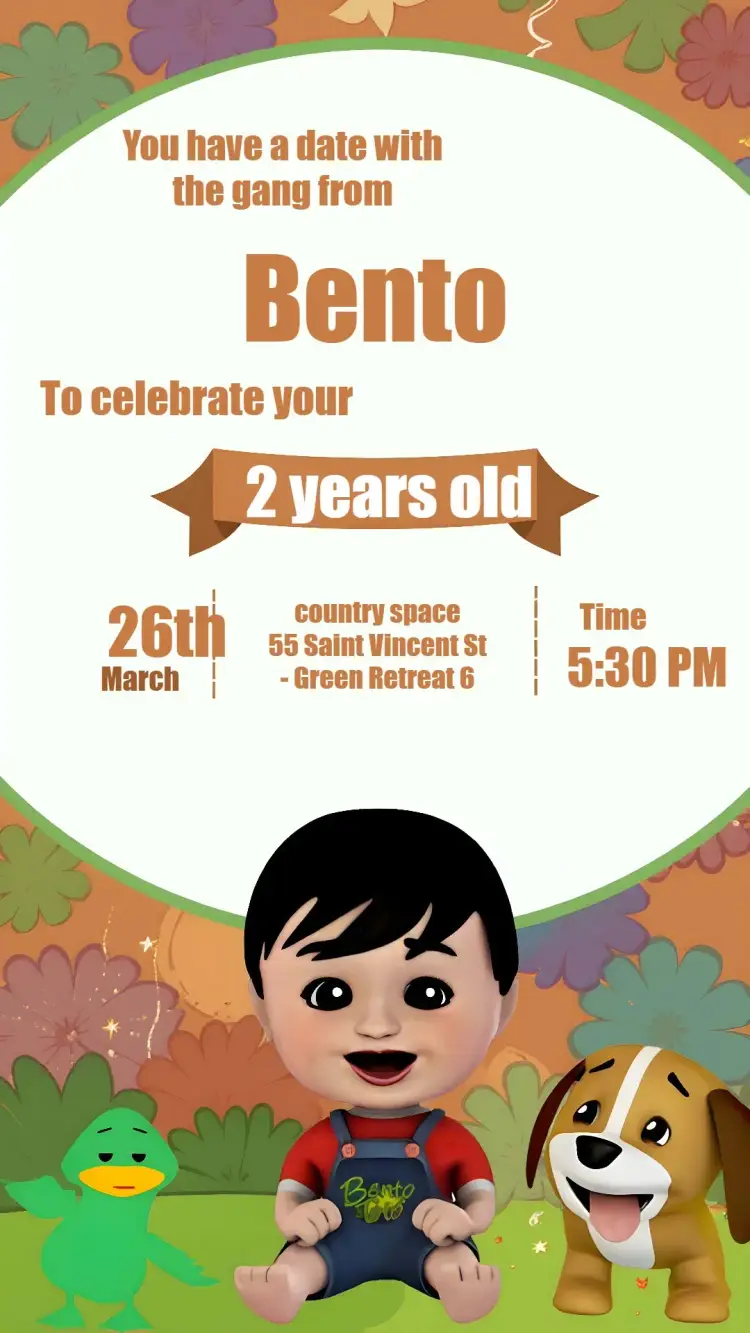 Bento Etotó invitation