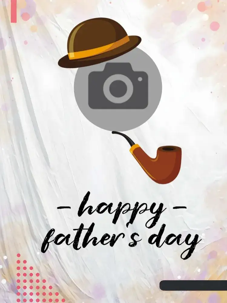 Invitation Father's Day Post With Photo Tribute – Most searched for theme modern, familiar, cherished, colorful, minimalist