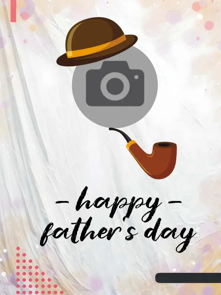 Father's Day Post With Photo Tribute invitation