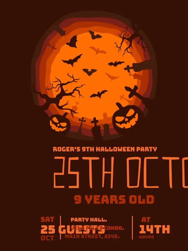 Halloween Halloween invitation