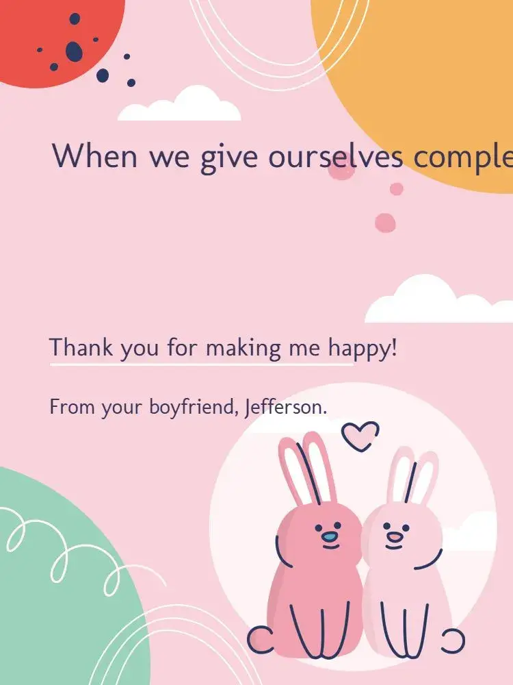 Colorful Pink Dating Celebration Card invitation