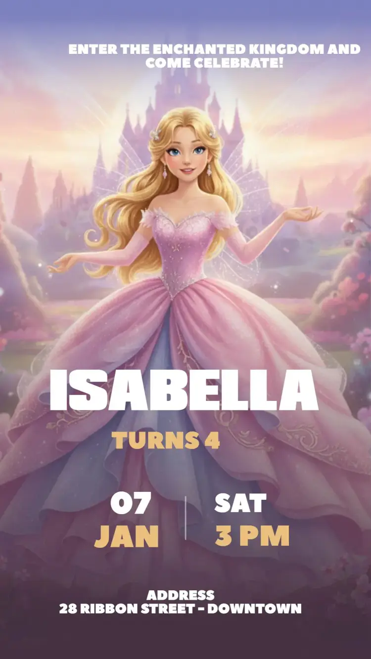 Fairy Digital Invitation