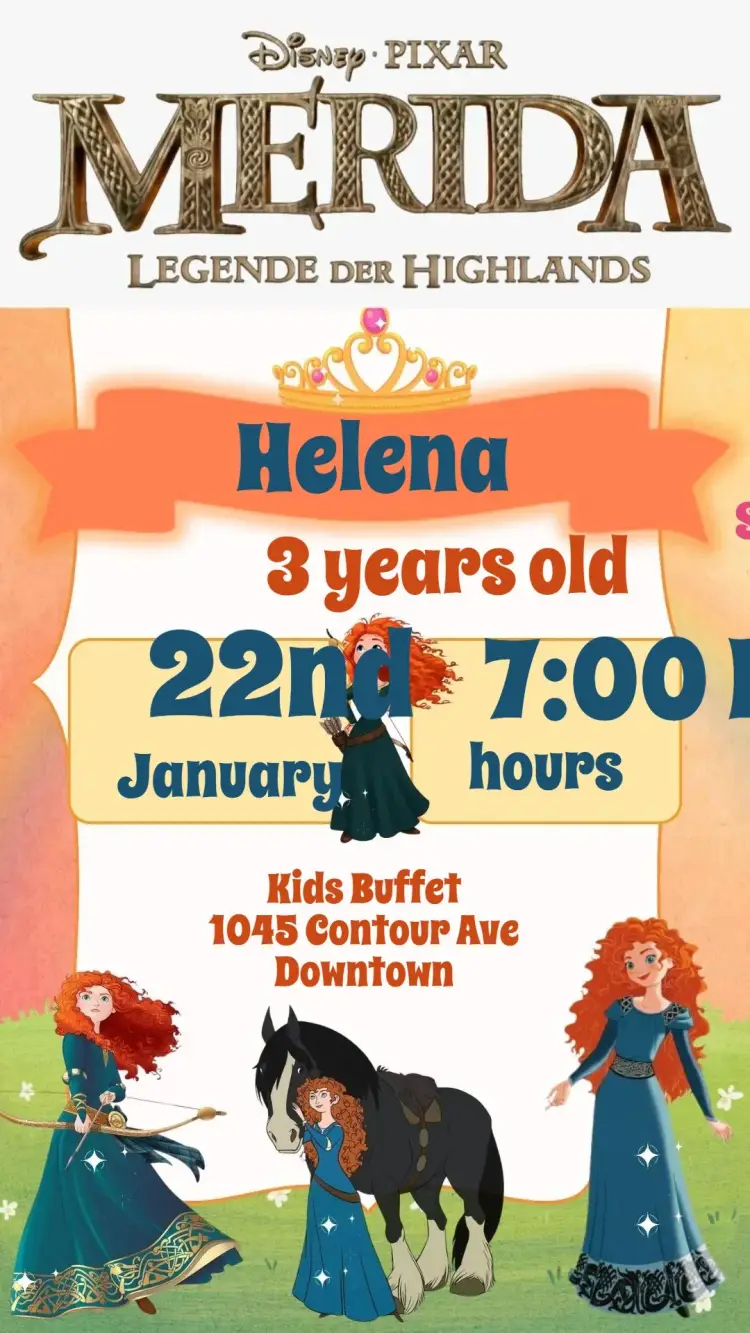 Merida invitation