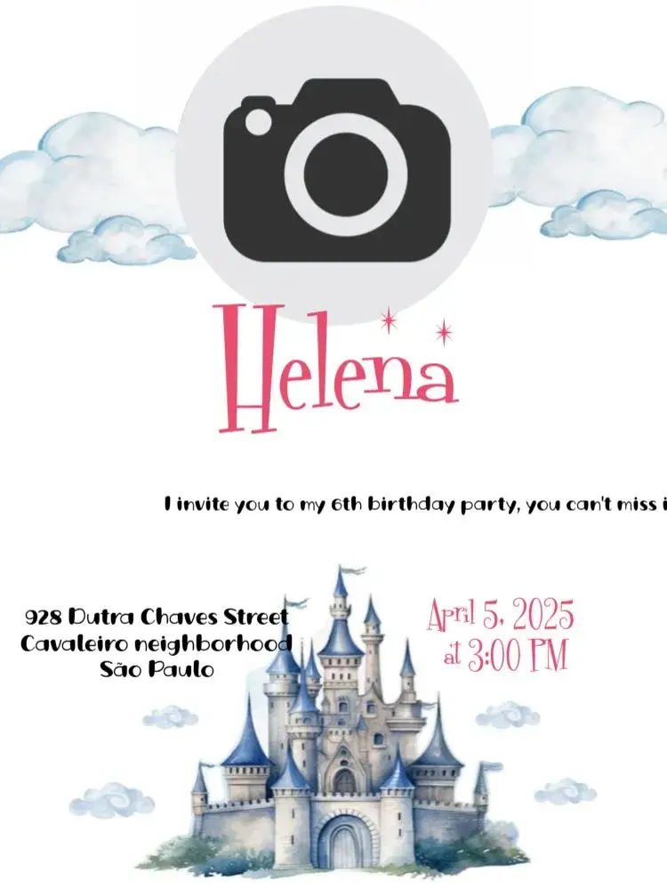 Castle invitation