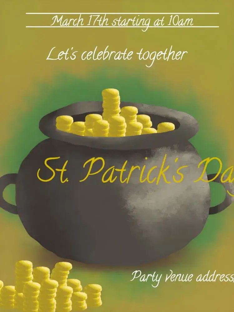 Saint Patrick's Day Celebration invitation
