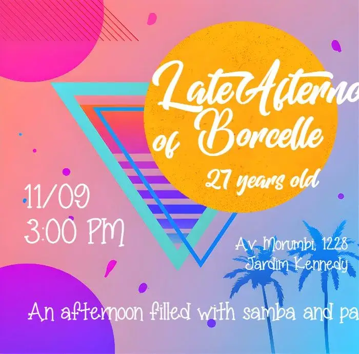 Invite Tardezinha editable and customizable