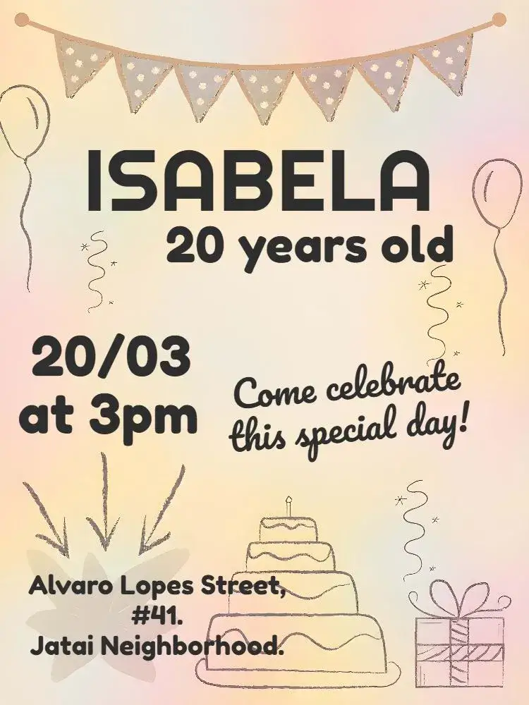 Invitation Chalkboard 20 – Birthday theme chalkboard, modern, fun, black and white, green, casual