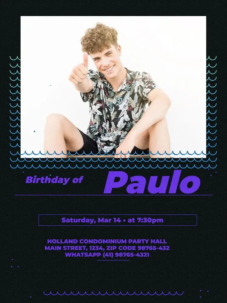 S With Dark Male Young Photo Meeting invitation
