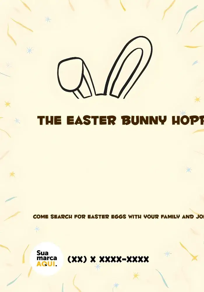 Invitation Easter Carrot Stories – Commemorative Dates theme colorful, playful, fun, vintage, modern, minimalist