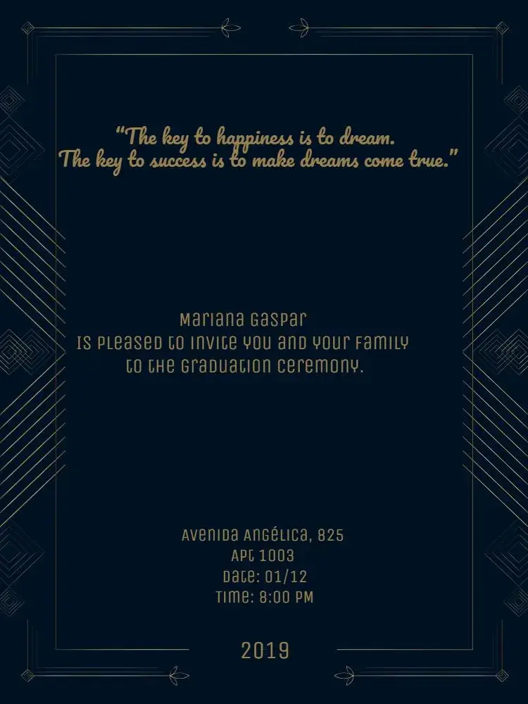 Graduation Celebration invitation