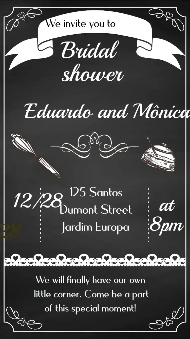 Bridal Shower invitation