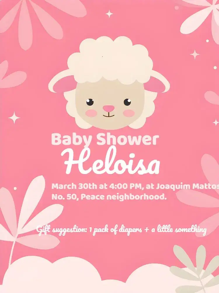Sheep Baby Shower