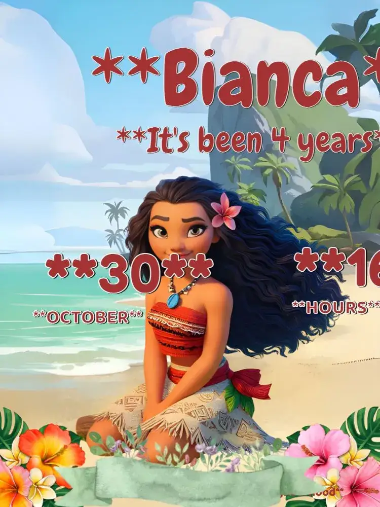 Invitation Moana Red – Most searched for theme red, blue, navy, tropical, adventure