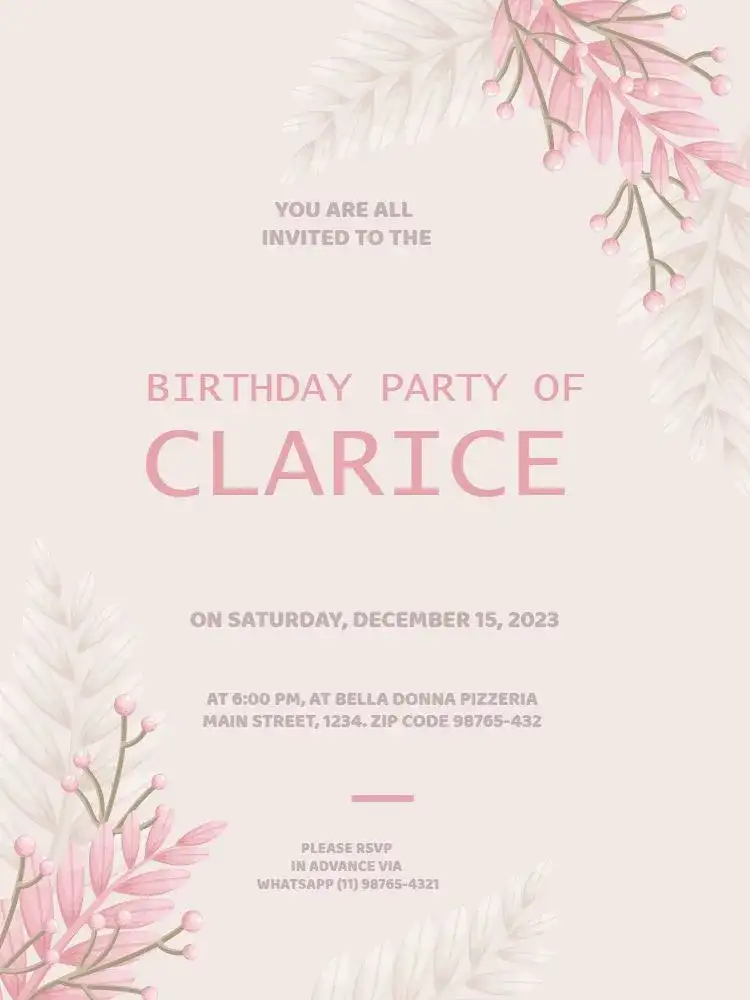 Delicate Pink Celebration