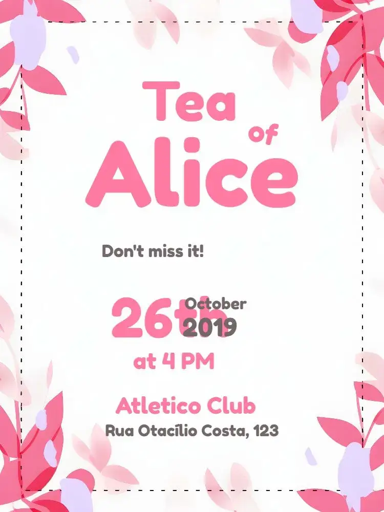 Invitation Bridal Shower with Friends – Bridal Shower theme floral, pink, delicate, modern, feminine, cheerful