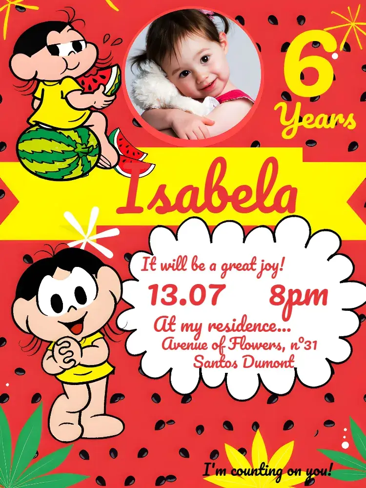 Magali With Photo Banner invitation