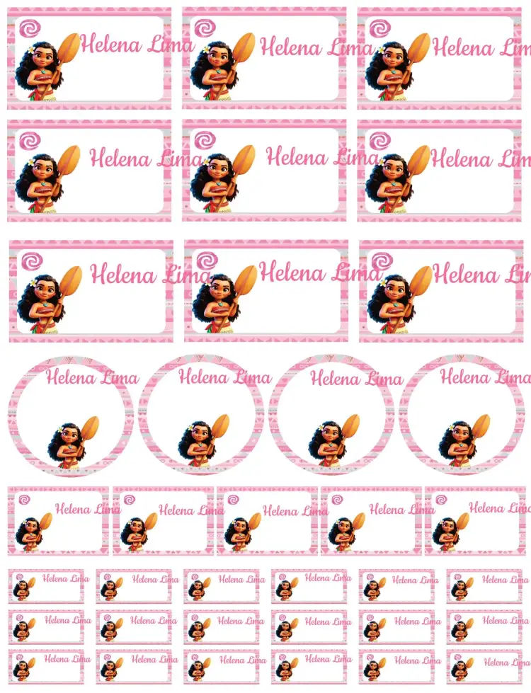 Moana invitation