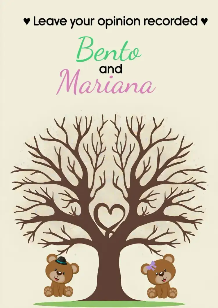 Fingerprint Tree Gender Reveal