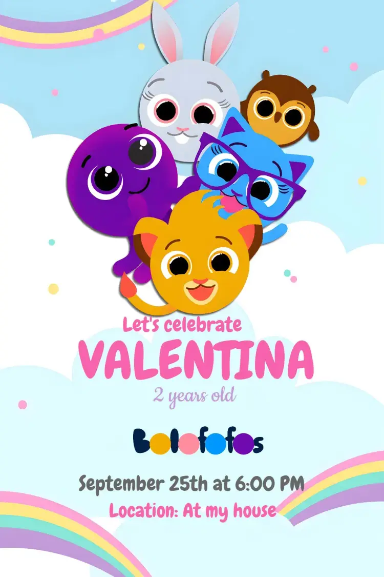 CuteCakes invitation