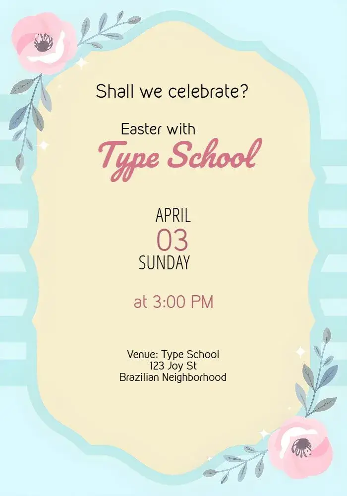 Easter Egg Hunt invitation