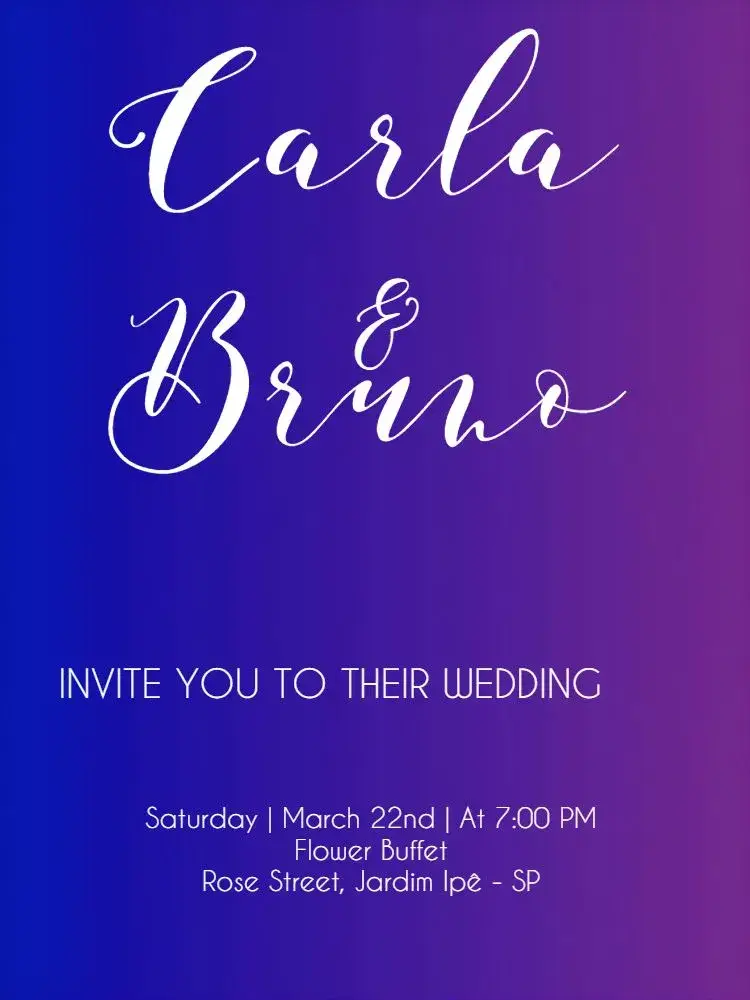 Wedding Engagement invitation