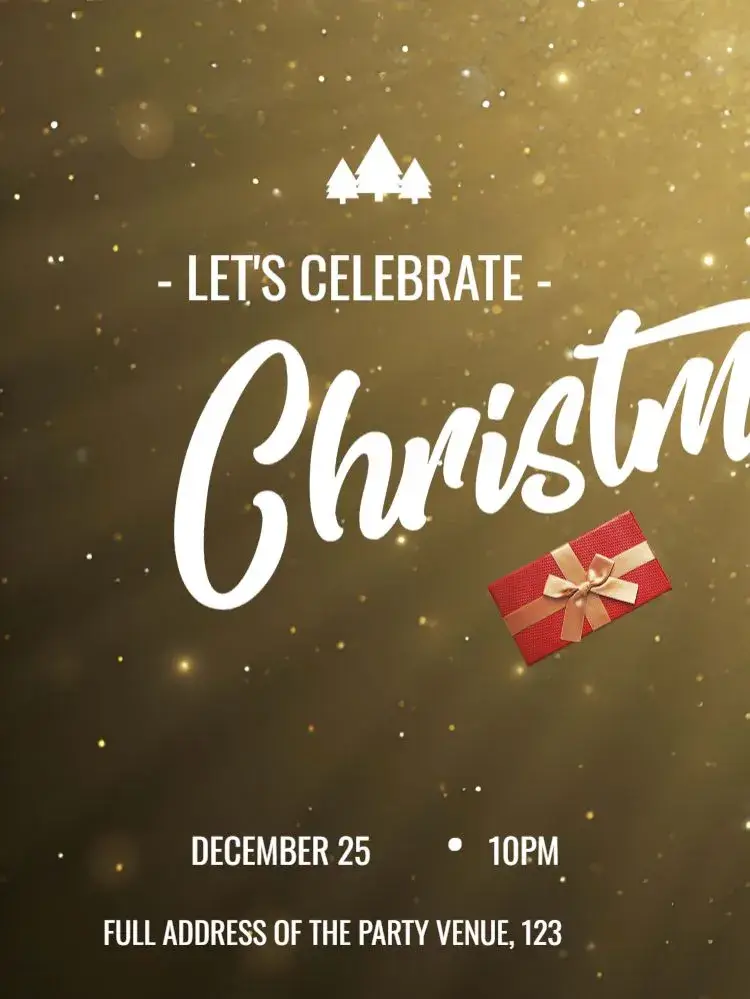 Christmas Noel invitation
