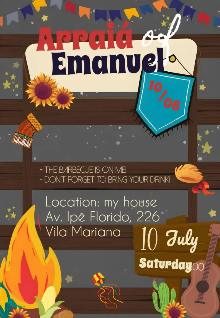 Country Hoedown invitation
