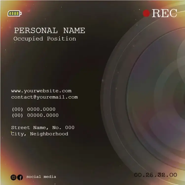 Invitation Post For Gray Recording Companies – Most searched for theme modern, elegant, minimalist, gray, black, professional