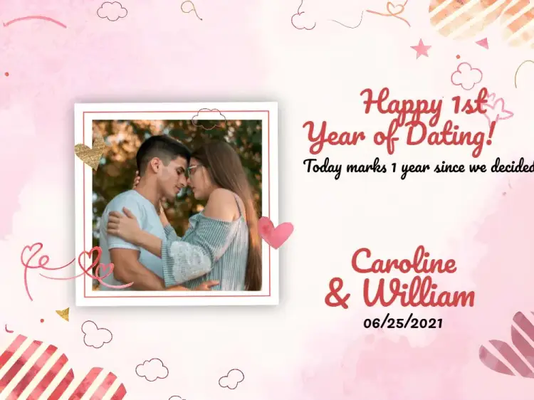 Invitation Valentine's Photo Card Pink – Commemorative Dates theme romantic, colorful, playful, modern, youthful