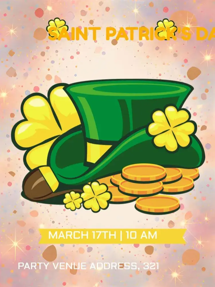 Saint Patrick's Day Friends invitation