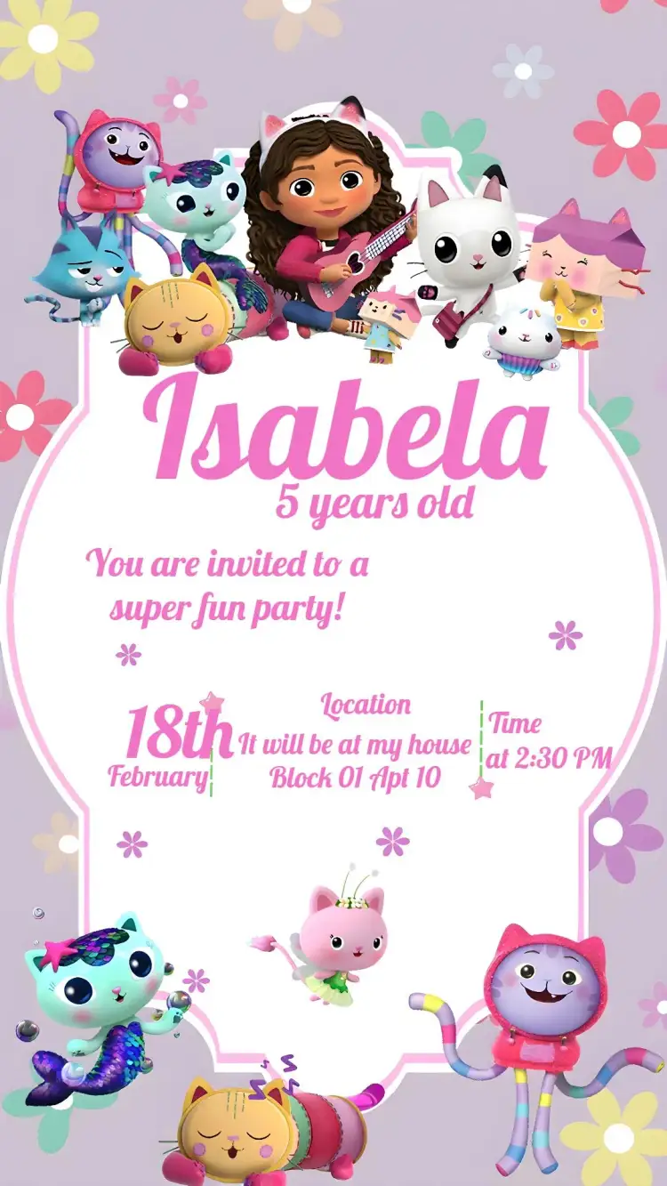 Invitation The Magical House of Gaby Rosa – Most searched for theme roses, magical, childlike, colorful, floral, charming illustrations