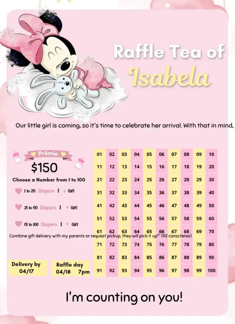 Invite Minnie Soneca editable and customizable