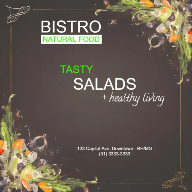 Invitation Post For Food Restaurant – Most searched for theme natural, modern, minimalist, green, black, urban