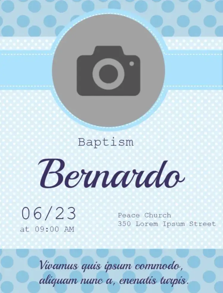 Invitation Baptism With Gift List Photo – Baptism theme floral, delicate, springtime, modern, customized