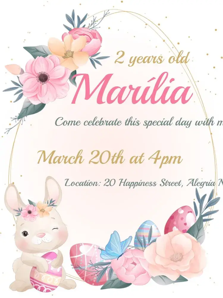 Easter Egg Hunt invitation