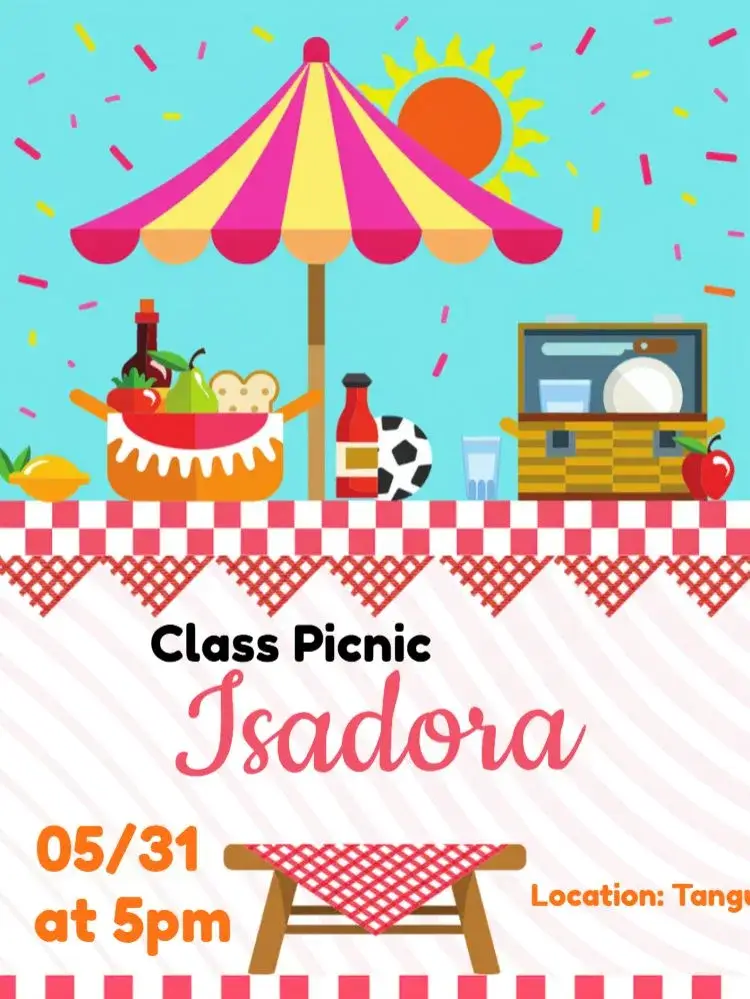 Picnic on the Grass invitation